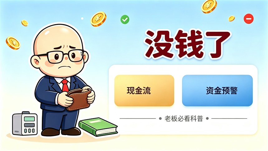 账面利润300万，钱却压在应收和库存里——老板的现金流困局怎么破？