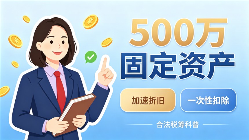  花几百万买新设备，当年能不能一次性抵税？——500 万以下设备器具一次性扣除的 6 个关键口径